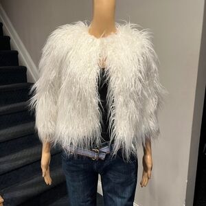 New Look Fluffy White Teddy Jacket
